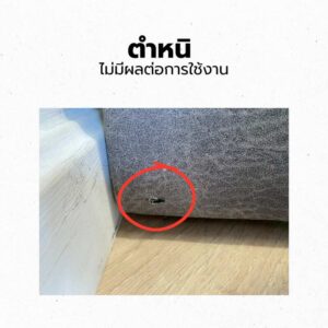 L型转角沙发，3座，灰色皮革软垫，带杯架。
