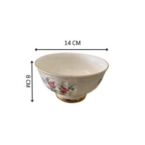 粉色玫瑰图案金色镶边陶瓷马克杯，优质陶瓷品牌。