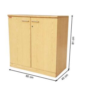 棕色双门文件柜，MOFLEX品牌