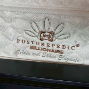 6 英尺黑色床，chanintr 品牌，6 英尺 Sealy 床垫，MILLIONAIRE 型号_RZMSXXRICK
