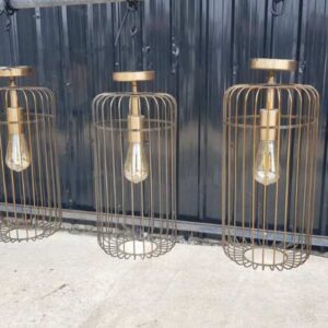 复古风格的吸顶灯、吊灯