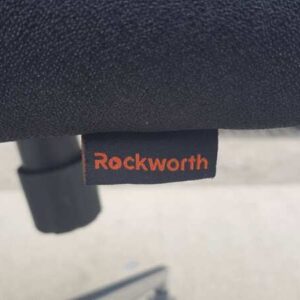 办公椅，布艺坐垫，网状靠背，黑色，Rockworth品牌