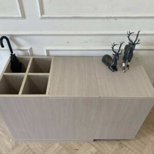灰色沙发边柜，现代风格