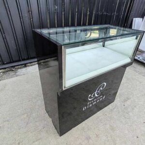 黑色玻璃展示柜
