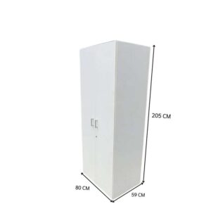白色双门柜 **全新，未使用**