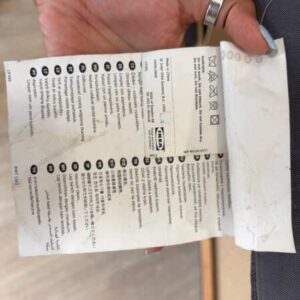 IKEA 2 人梳化，深灰色布料座椅，現代風格。