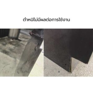 黑色玻璃展示柜，配有一扇平开门、两个抽屉以及一个推拉门储物格。